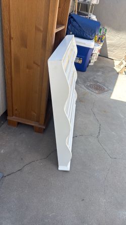 White Brochure shelf