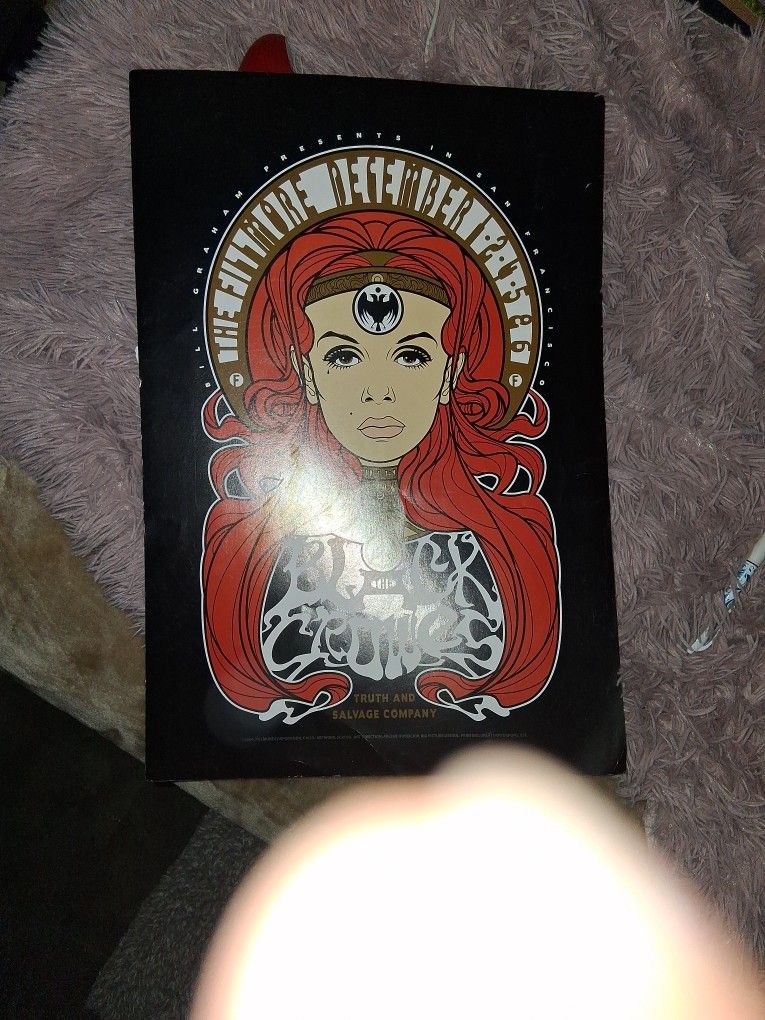 The Black Crowes Poster The Fillmore December 12