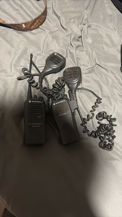 Motorola walkie-talkies