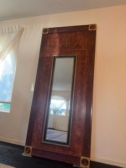 Beautiful Large Ornate Floor Mirror