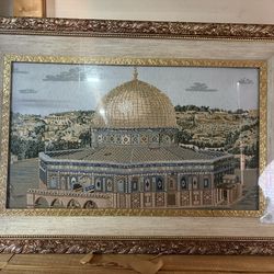 Alkuds Mosque Wall Art Hand Made