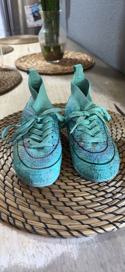 Kids Turquoise Athletic soccer team Shoes