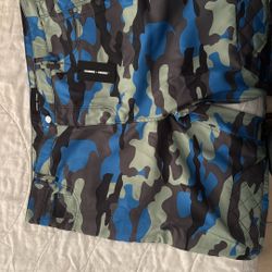 Brand New Homme + Femme Blue Camo Pants 