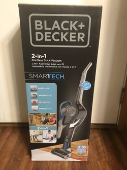 BLACK+DECKER SMARTECH Cordless Lithium 2-IN-1 Stick Vacuum, Deep Ocean Blue  for Sale in Romeoville, IL - OfferUp