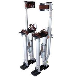 24"-40" Professional Grade Adjustable Drywall Stilts Taping Paint Stilt Aluminum