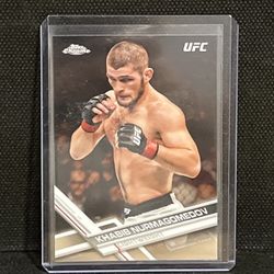 2017 Topps Chrome UFC #100 Khabib Nurmagomedov