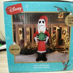 Santa Jack Skellington 8ft Inflatable