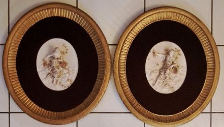 Antique Porcelain and Wood