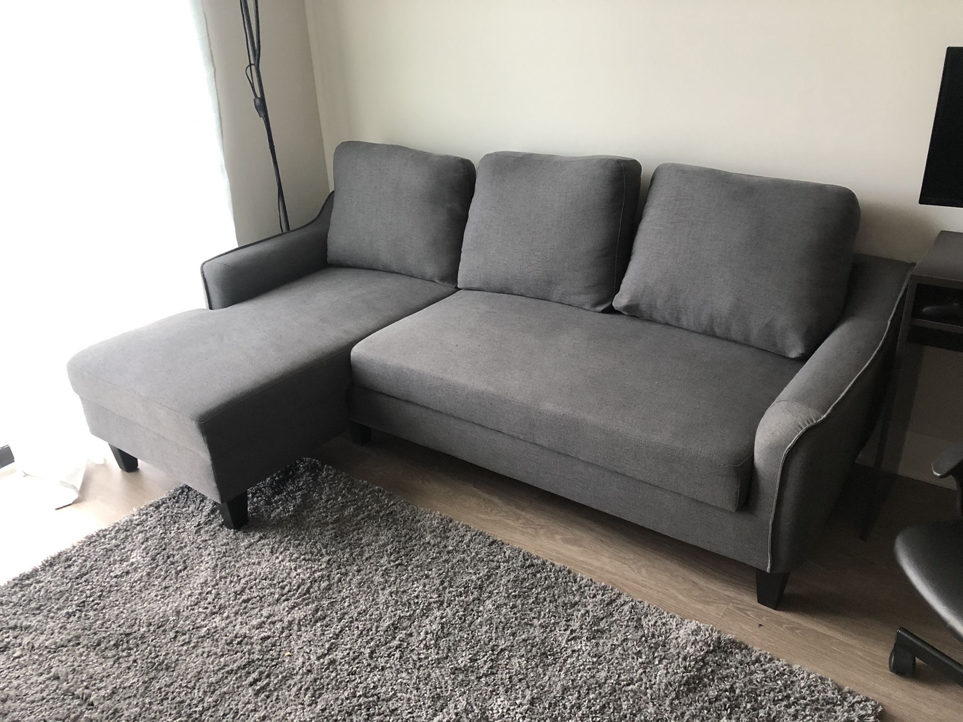 Sofa Bed Sectional Couch Gray