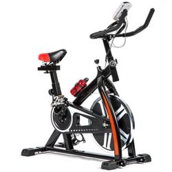 Black Bicycle Cycling Fitness Exercise Stationary Bike Cardio Home Indoor