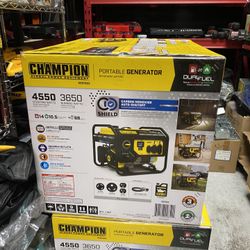 Champion Power Equipment 4550/3650-Watt Recoil Start Gasoline and Propane Powered Dual Fuel Portable Generator with CO Shield