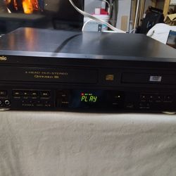 PANASONIC HI-FI DVD CD AND VHS PLAYER/RECORDER 