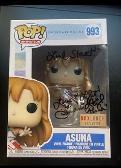 Anime - Sword Art Online - Asuna -Funko Pop #993 - Cherami Leigh signed - PSA