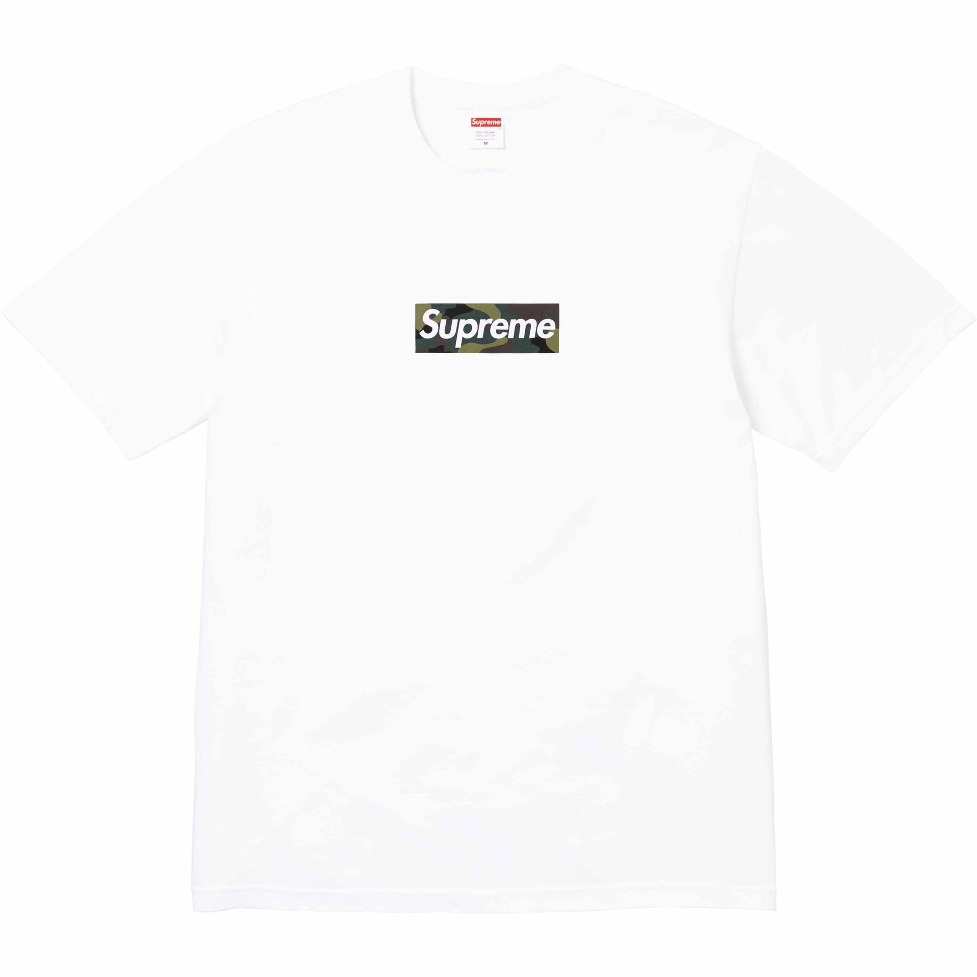 Supreme Camo Box Logo Tee White XL FW23