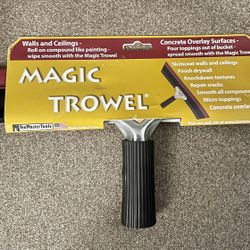  18" TexMaster Magic Trowel Drywall Smoother Tool 8827 Flexible Soft Blade.