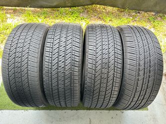 For Sale Four Tires 275/50/22 Bridgestone Alenza Tires used in new shape 80-90% Left