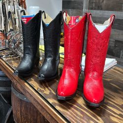 Botas De Piel De Mexico Comoda Para Mujer 