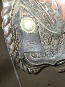 Fargo Silver Western Leather Horse Saddle