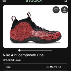 Nike Air Foamposite One Cracked Lava