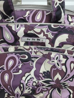 Purple Ju Ju Bee Diaper Bag