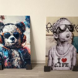 Glass Wall Art / Cuadros De Vidrio 