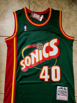 Mitchell & Ness Shawn Kemp Sonics Hardwood Classics Jersey