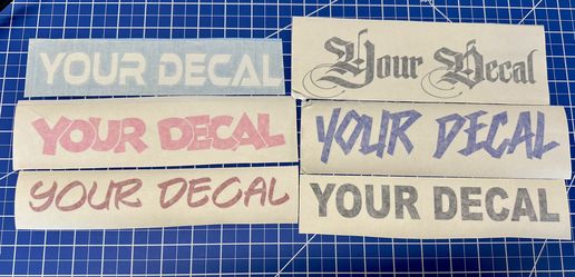 Custom Vinyl Decal 9”