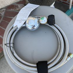 Propane gas hose with tank meter 12 feet long