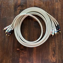 Component audio video cables