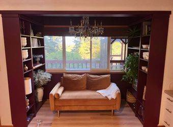 Gold sofa love seat