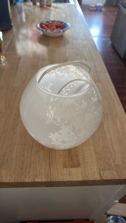 Frosted Glass Globe Lamp Shade (ikea)