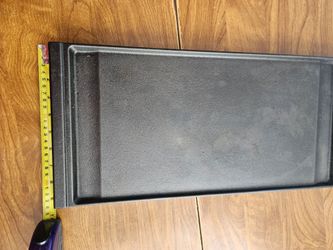 Heavy duty cast iron griddle for GE stove top