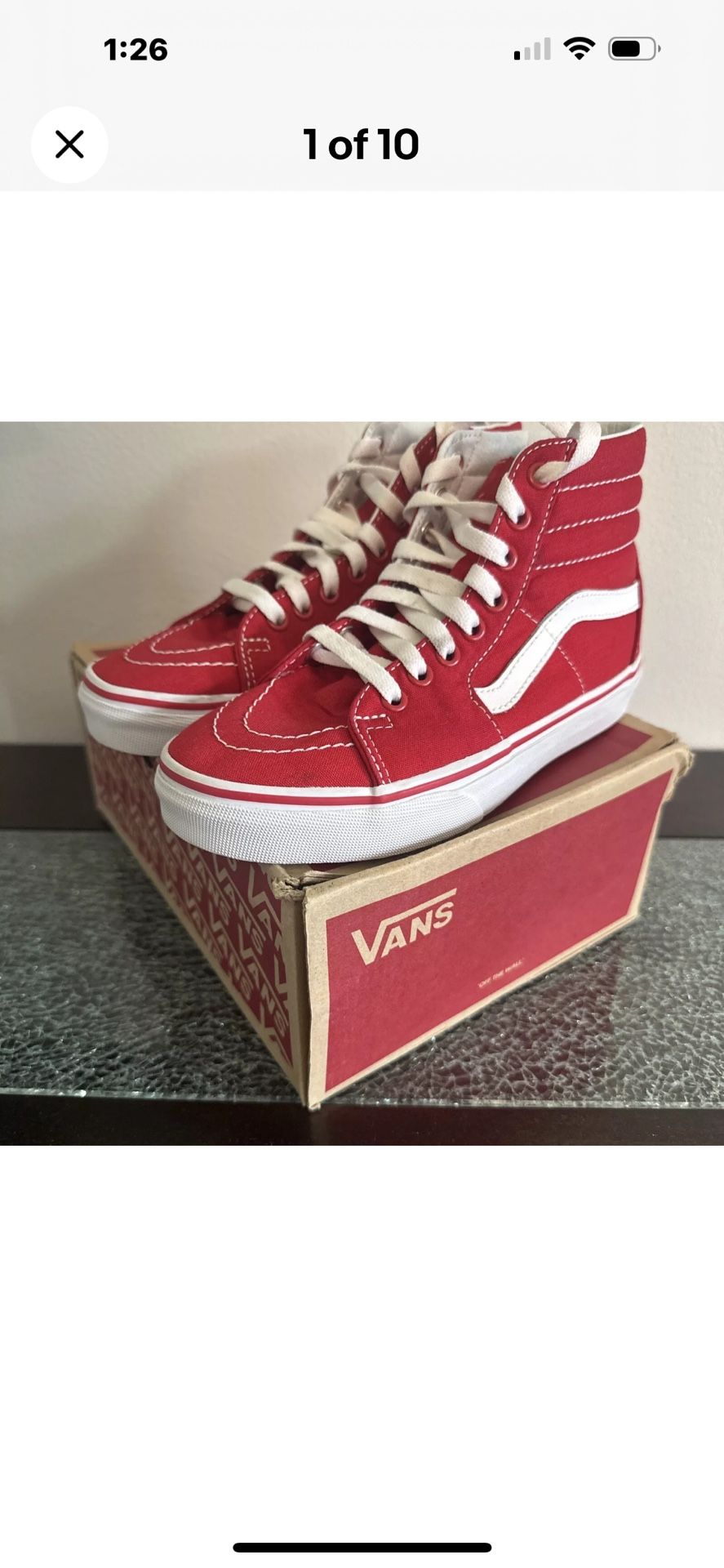 Size Men 4, Wmn 5.5 VANS Sk8-Hi Formula One 2016