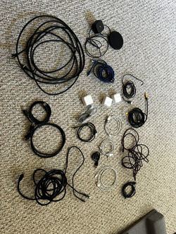 iPhone Chargers And Ethernet Cables