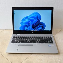 HP Probook 650 G4 Laptop w/Docking Station,15" FHD 1080P,256GB SSD,USB-C,HDMI, Win 11pro-Great Condition -Fast 