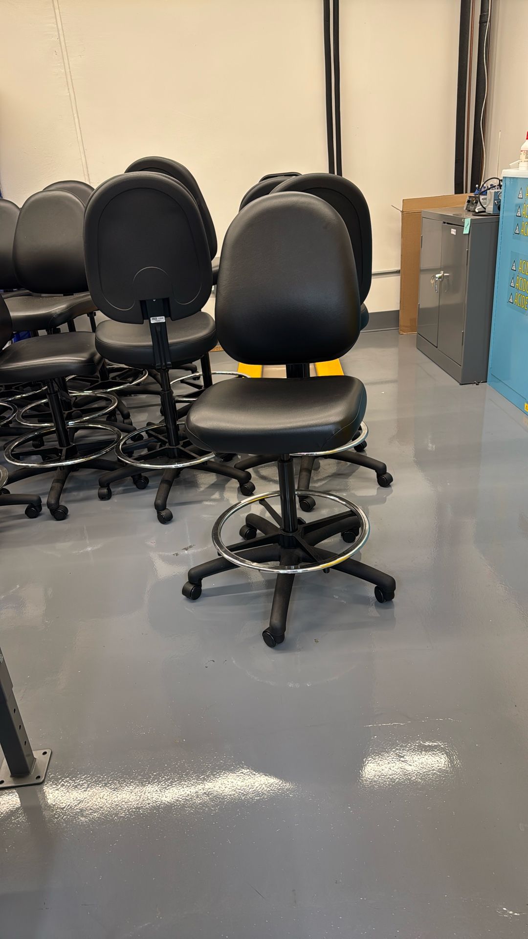 Uline Industrial Adjustable  Chairs 