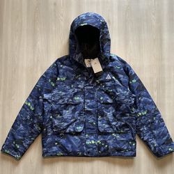 Nike ACG PrimaLoft Skull Peak Storm-FIT Full-Zip Jacket HJ2487 410  Mens Small 