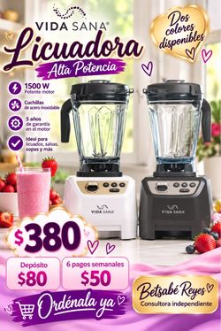 Licuadora Alta Potencia Princess House