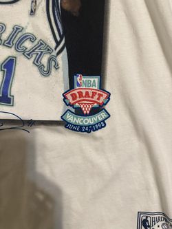Vintage Vancouver Grizzlies draft Day Vintage Jersey 