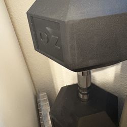 Flat Bench 70 Lb Dumbbell Weigh Lifting Equipment 