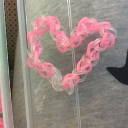Pink And Clear Bracelet 