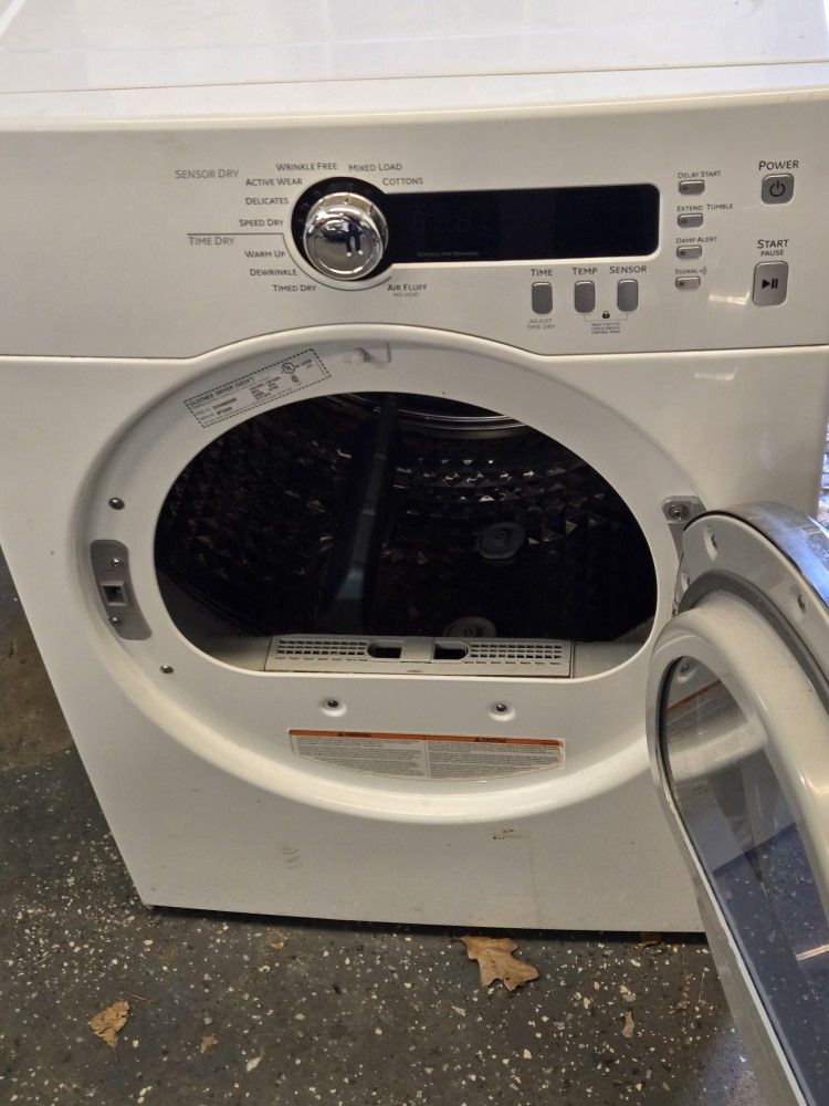 GE Front Loading Stainless Steel Interior Dryer Electric