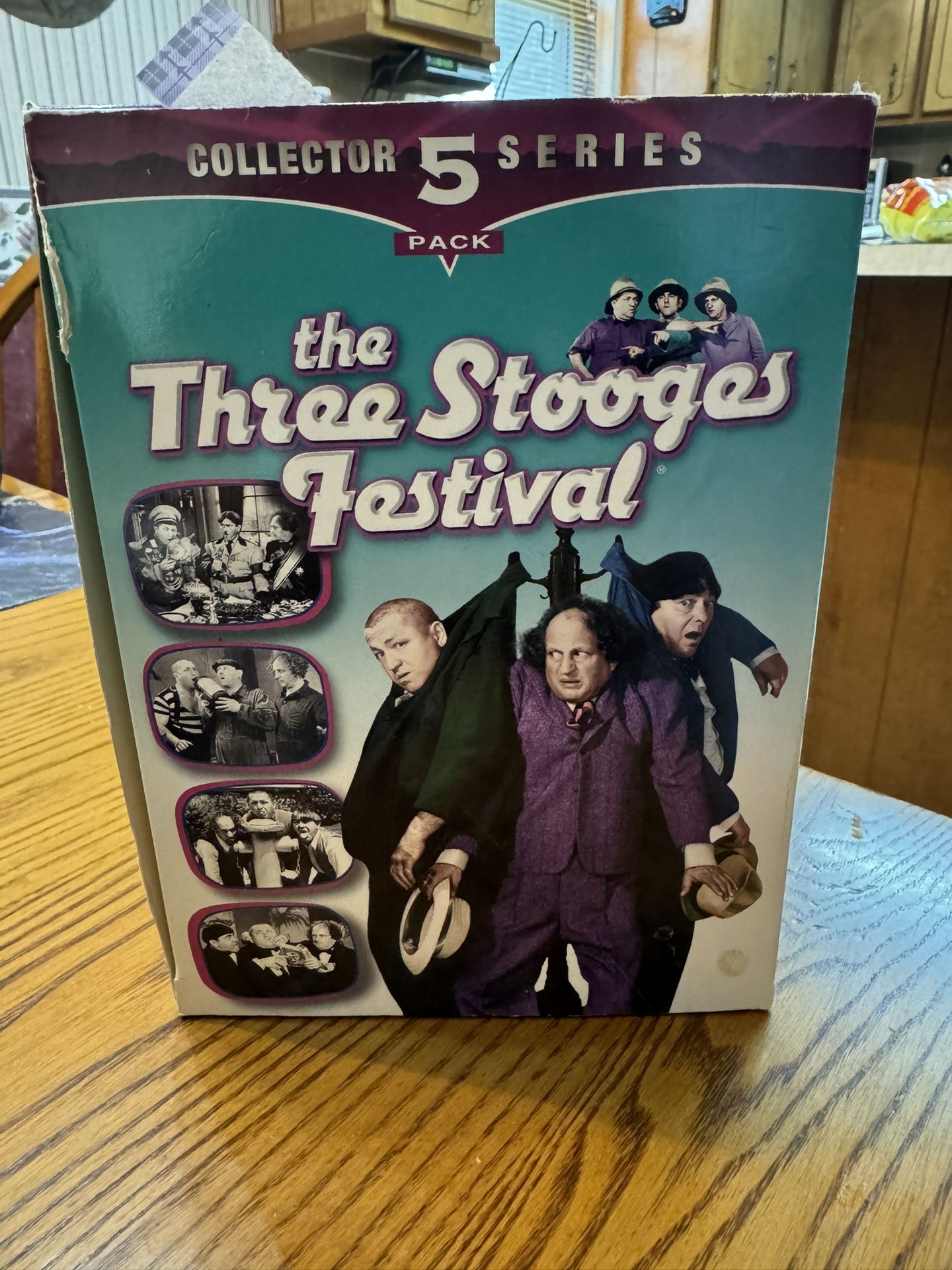 Three Stooges Vhs Set Of Five