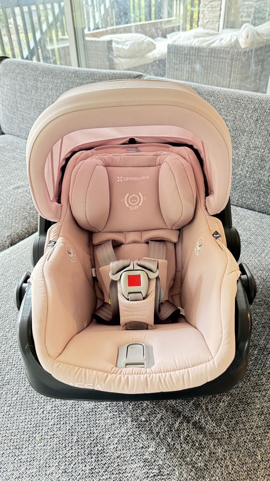 jeep wagon stroller cooler UPPAbaby Cabana Car Seat Shade Jake no-weight Seat Pack Color:Cozy Beige Bicycle Stand For Make one solution for growing