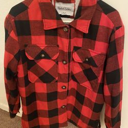 Thick Red And Black Flannel Small 