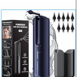 Ear Wax Removal Kit, Electric Ear Cleaner, 4 Pressure Modes with 5 Streams of Water, Safe and Effective Earwax Cleaning, Efficient Ear Cleaning Kit fo