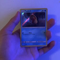 Psyduck From Detective Pikachu Movie Rare Card