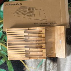 Bamboo Knife Block