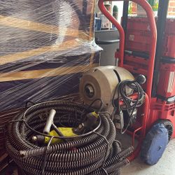 1500 A Main Drain Machine With 120 Feet Of Cable/w Basket Holders