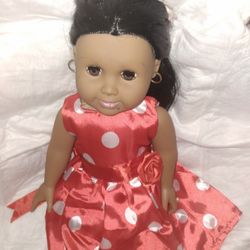 Doll In Red Polka Dot